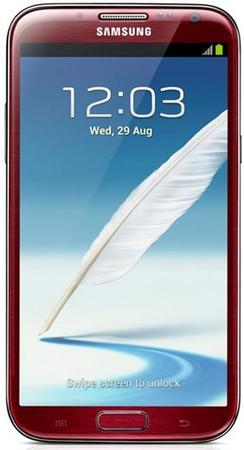 Смартфон Samsung Galaxy Note 2 GT-N7100 Red - Советская Гавань