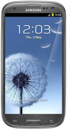 Смартфон Samsung Galaxy S3 GT-I9300 16Gb Titanium grey - Советская Гавань